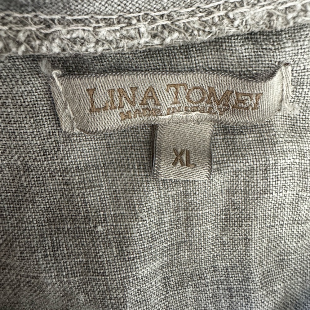Lina Tomei Linen Dress - Picture 4 of 7